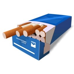 Cigarretes ブルーのアイコン - 無料のアイコン