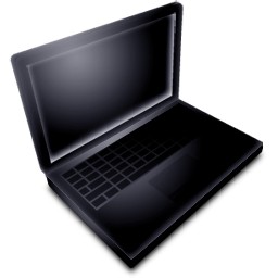 Mac 本黒オフ無料アイコン 70.82 KB