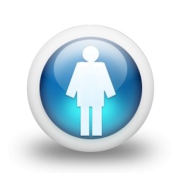 光沢のある 3 d ブルー orbs2 064 無料アイコン 77.08 KB