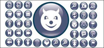 実用的な Web デザインの小さいアイコン ベクター ベクターの web デザイン - 無料ベクター