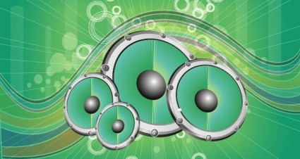 グリーン ベクター ベクター \\ 音 misc - 無料ベクター