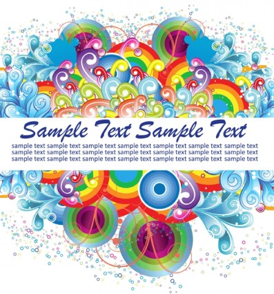 無料カラフルな背景のベクター ベクター背景 - 無料ベクター