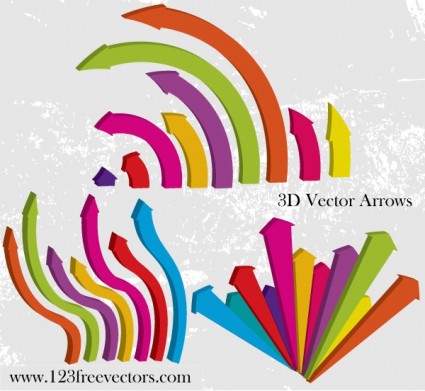 3D ベクター矢印ベクター misc - 無料ベクター