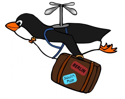 移行ペンギン無料ベクター 125.37 KB