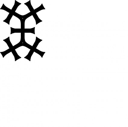 Tatzenkreuz Muster1 無料ベクター 18.76 KB