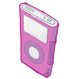 IPod ピンク無料アイコン 49.24 KB