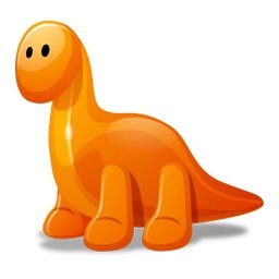恐竜オレンジ無料アイコン 64 68 Kb 無料素材イラスト ベクターのフリーデザイナー