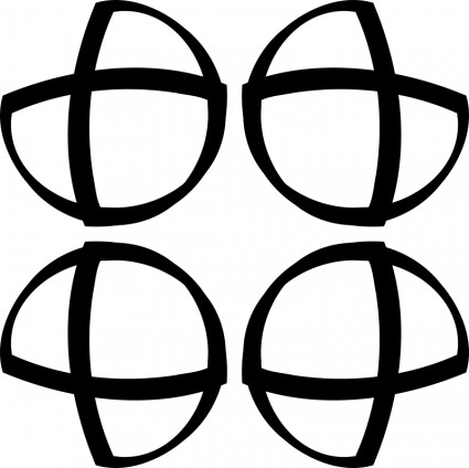 パターン 43aa 4 DoppelDs - 無限タイル無料ベクター 45.07 KB