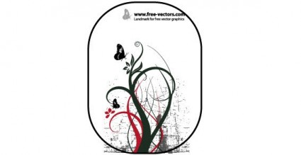 無料ベクター無料ベクター - ベクター花を装飾します。