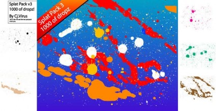 その他ベクター - 無料ベクターをスプラッタします。