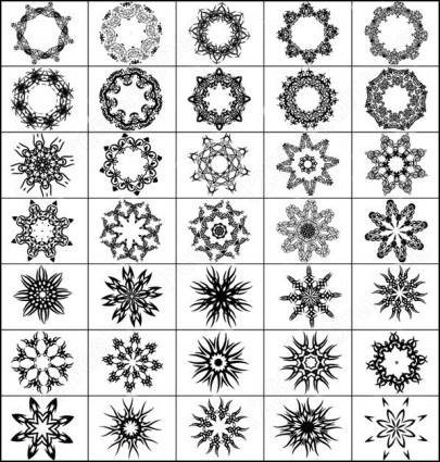 デザイン要素ベクターと photoshop のブラシ photoshop のブラシからのサンプル ファイル