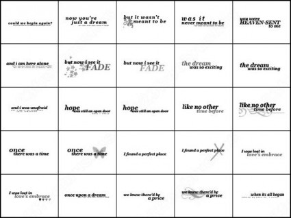 日本語の文字は photoshop のブラシをブラシします。