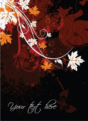 花の汚れたイラスト無料ベクター 904.29 KB