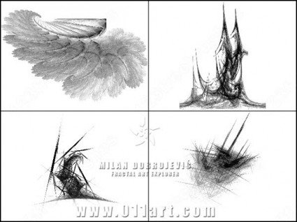 抽象的なブラシ photoshop のブラシ