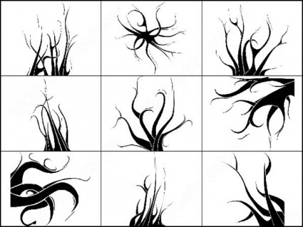 Photoshop のブラシはブラシを旋回します。