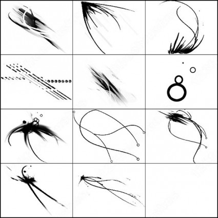 ラドン ブラシ photoshop のブラシ