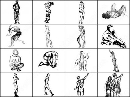 図スケッチ ブラシ photoshop のブラシ