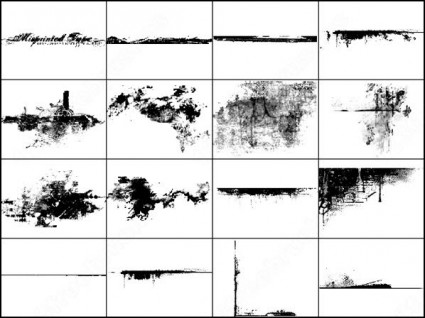 グランジ ブラシ photoshop のブラシは線