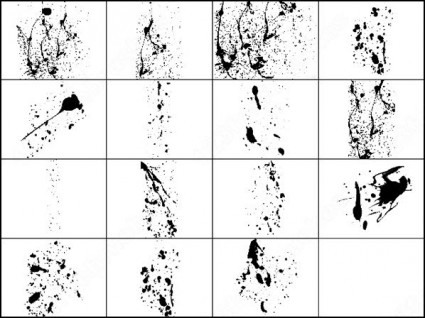 ペイント ブラシ Photoshop のブラシはスプラッタ 無料素材イラスト ベクターのフリーデザイナー