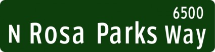 ポートランド オレゴン ストリート名サイン - N ローザ公園方法無料ベクター 28.93 KB