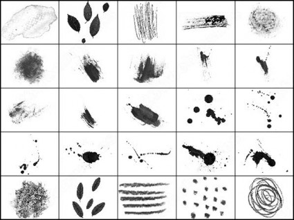 ペイント ストロークのブラシ photoshop のブラシ