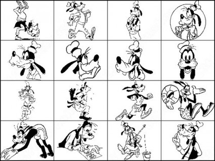 30 の間抜けなアウトライン ブラシ photoshop のブラシします。