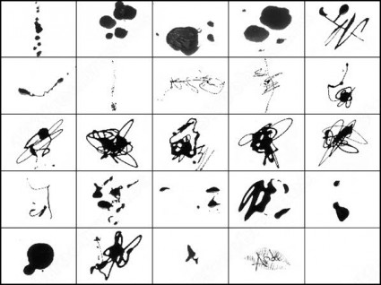 汚れ、感嘆符、しみ、抽象的なブラシ photoshop のブラシ