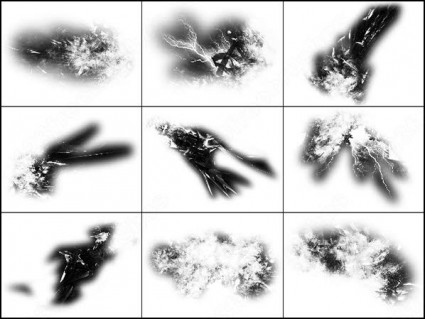 抽象的なブラシ photoshop のブラシ