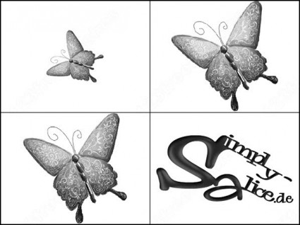 蝶 photoshop のブラシ photoshop のブラシ