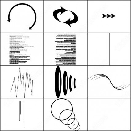 ベクター ブラシ photoshop のブラシ