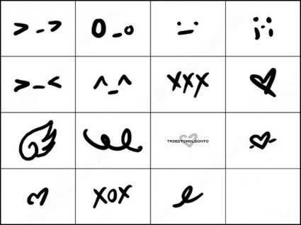 目は photoshop のブラシをブラシします。