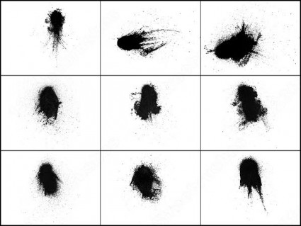 こんにちは厄介な解像度スプレー ペイント ブラシ photoshop のブラシ