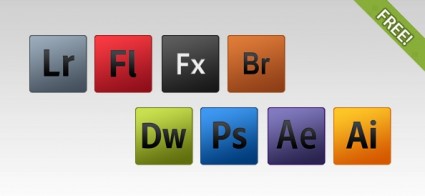 8 無料の Adobe 製品アイコン Web デザイン - 無料の psd