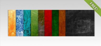 10 のカラフルなテクスチャの他 - 無料の psd