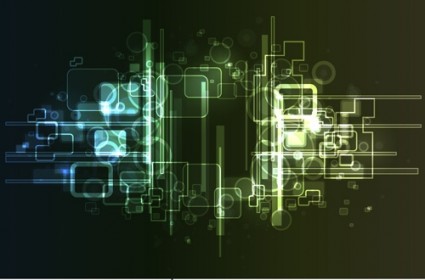 抽象的なハイテク背景ベクター要約 - 無料ベクター