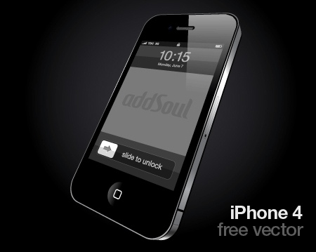 IPhone 4 をベクター無料ベクター 2.67 MB