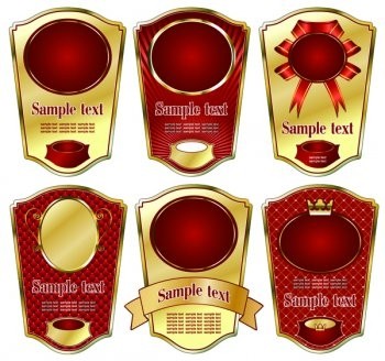 カード タグ ラベル素材ベクターその他 - 無料ベクター