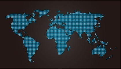 世界地図ドット無料ベクター ベクター 951 87 Kb 無料素材イラスト ベクターのフリーデザイナー