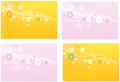 夢行円と背景素材ベクター無料ベクター 564.62 KB