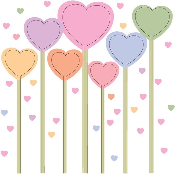 単純な愛ベクター イラスト無料ベクター 243.07 KB