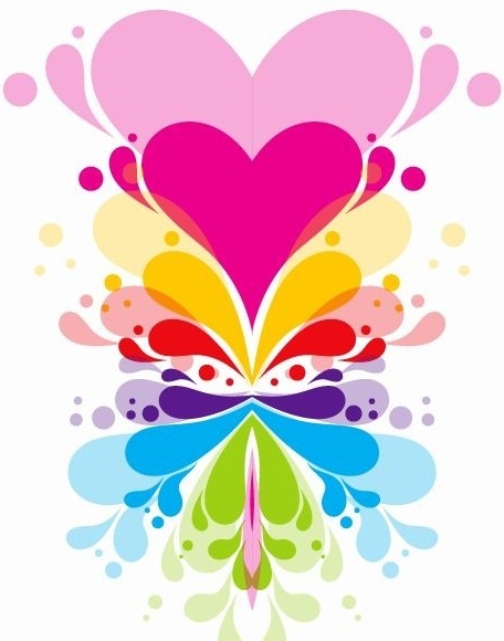 抽象的なカラフルなパターン ベクター グラフィック無料ベクター 336.11 KB