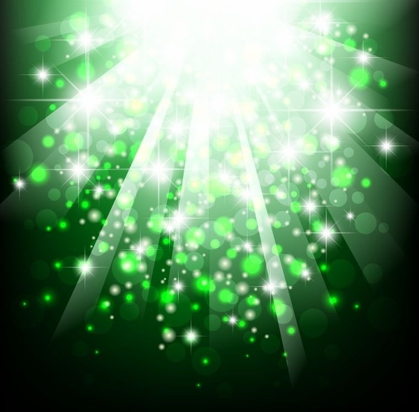 グリーン ボケ抽象的な光の背景ベクター イラスト無料ベクター 9 72 Mb