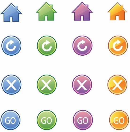 基本的な Web アイコン ベクター無料ベクター 347.29 KB