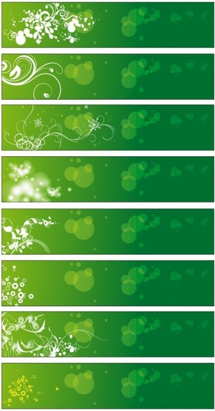 緑花バナー ベクター無料ベクター 4 25 Mb 無料素材イラスト ベクターのフリーデザイナー