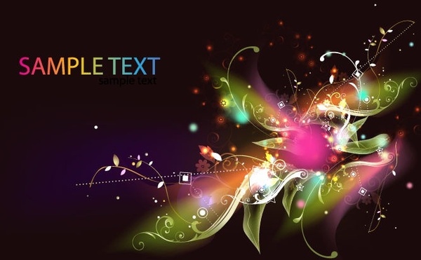 抽象的な花渦巻き模様の背景無料ベクター 6.36 MB