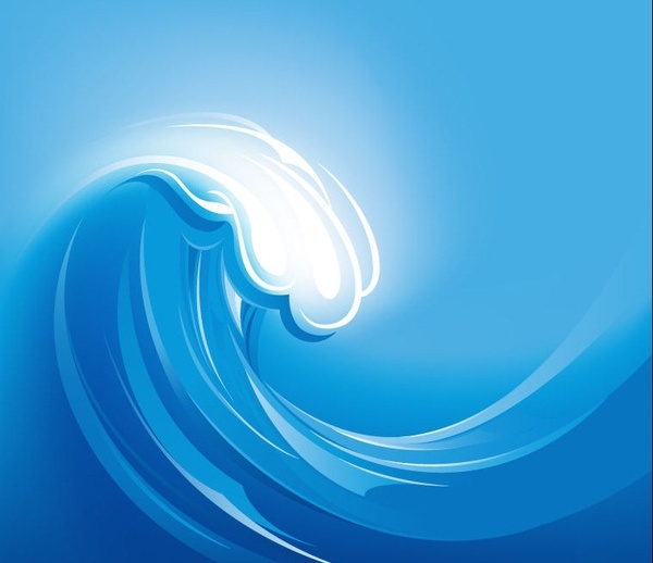 海の波ベクター イラスト無料ベクター 607 79 Kb 無料素材イラスト ベクターのフリーデザイナー