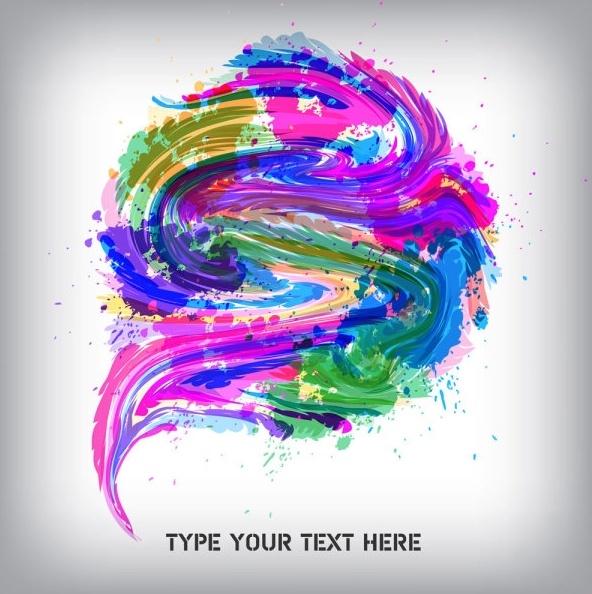 塗料顔料パターン 01 ベクター自由後ろベクター 2.43 MB