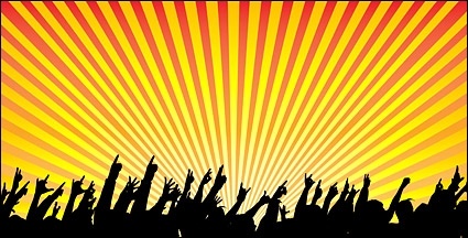 放射線楽しいキャラクター シルエット ベクター応援無料ベクターの 1 25 Mb 無料素材イラスト ベクターのフリーデザイナー