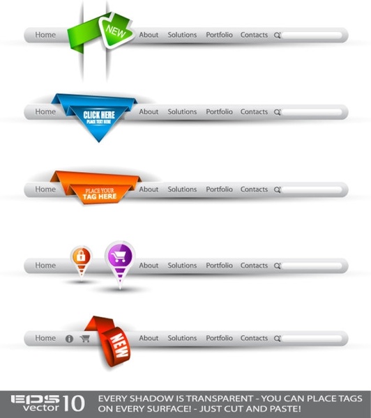 良いナビゲーション ui02 ベクター無料ベクター 1.08 MB