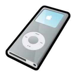 IPod ナノ銀無料アイコン 69.67 KB